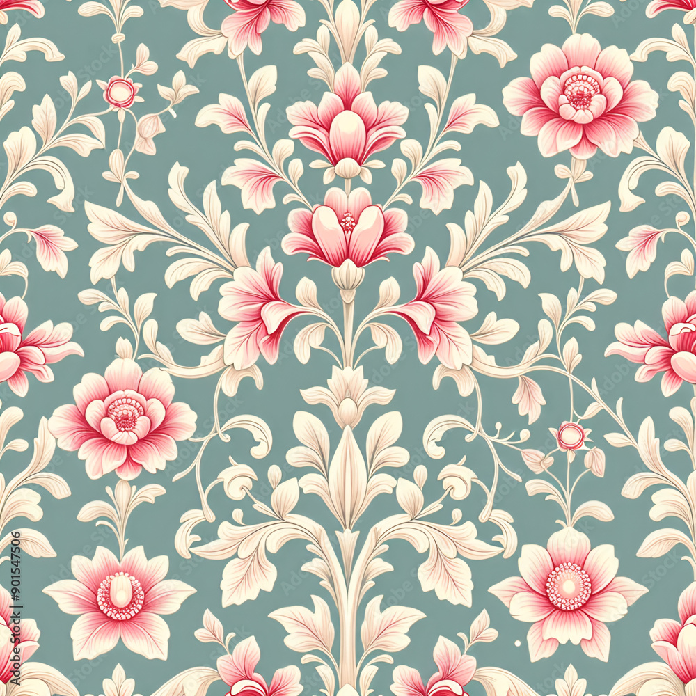 seamless pattern with flowers seamless pattern with flowers