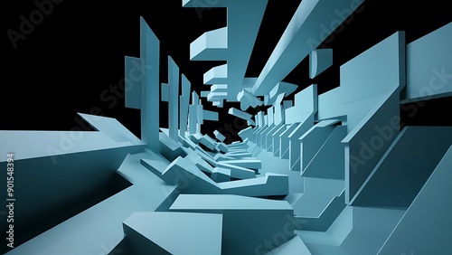 Wallpaper Mural Abstract futuristic Minimalistic background Torontodigital.ca