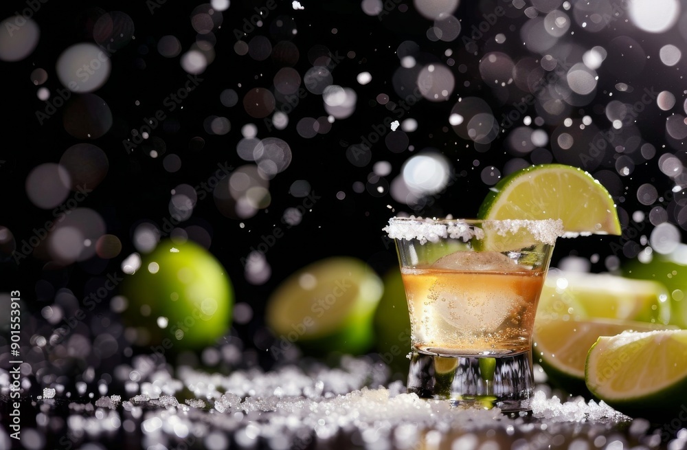 Tequila Shot With Lime and Salt Tequila Shot With Lime and Salt