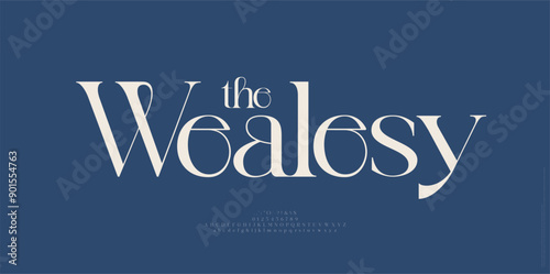Elegant font logo letters alphabet. Typography luxury classic beauty lettering serif italic fonts decorative wedding vintage retro logos. vector illustration