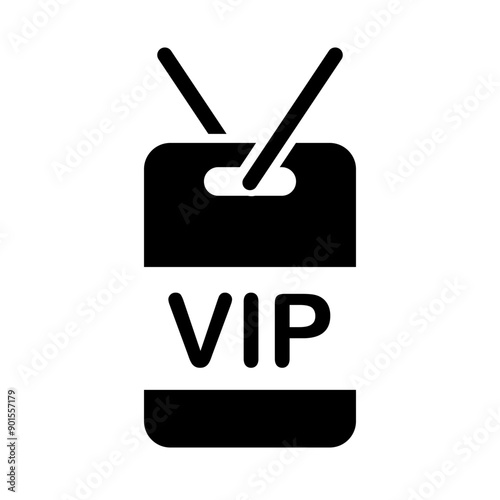 VIP icon template