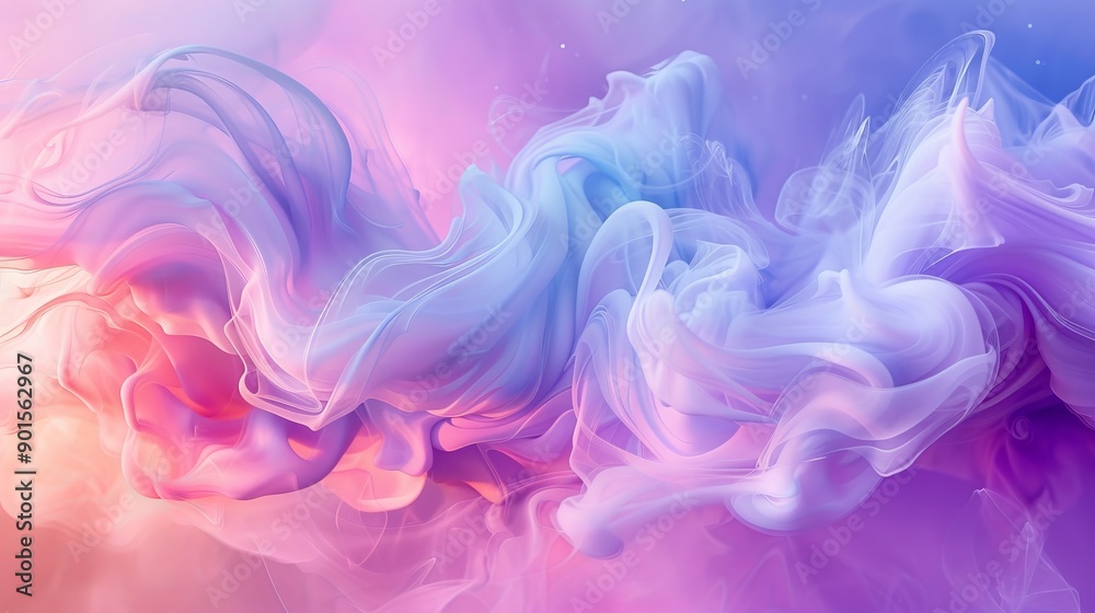 Blue and lavender swirling pattern background Blue and lavender swirling pattern background