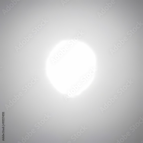 white light on gray grainy gradient background