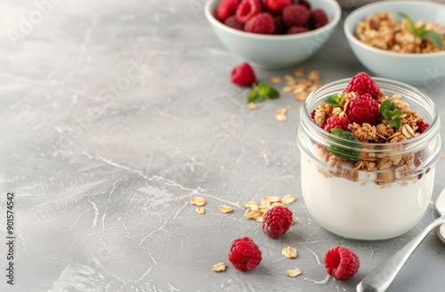 Granola With Raspberries and Almonds