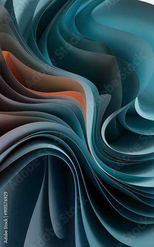 Wallpaper Mural Abstract Background design, Colorful futuristic liquid gradient background. Gradient shape curve shape illustration .Wallpaper design. Torontodigital.ca