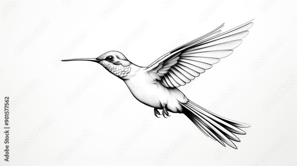 an elegant hummingbird an elegant hummingbird