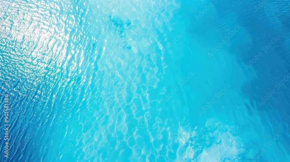 Beautiful clear blue sky reflect in water Beautiful clear blue sky reflect in water
