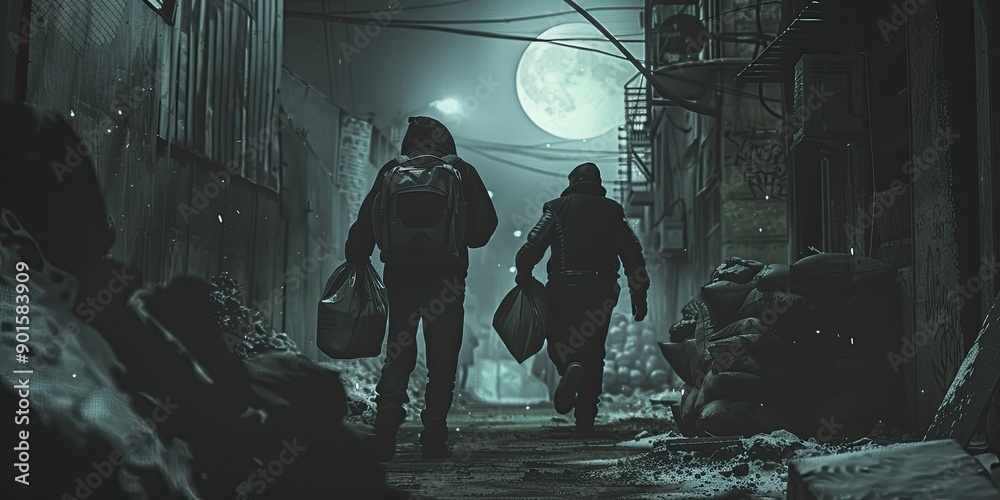 Masked Thieves Under Full Moon Masked Thieves Under Full Moon