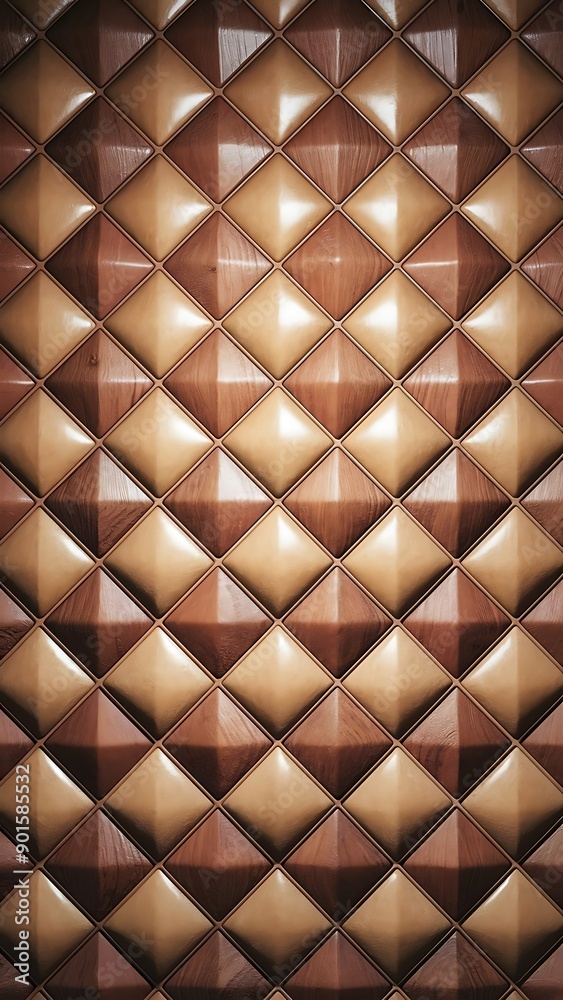 a diamond-shaped, tile wallpaper with a soft sheen. wall background composed of wood and timber blocks. a diamond-shaped, tile wallpaper with a soft sheen. wall background composed of wood and timber blocks.