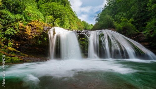 waterfall in the forest