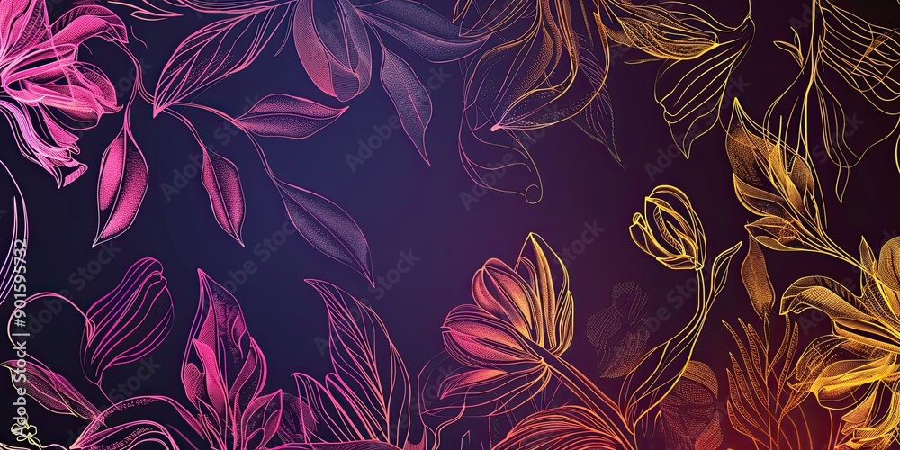 a image of a floral background with a variety of flowers