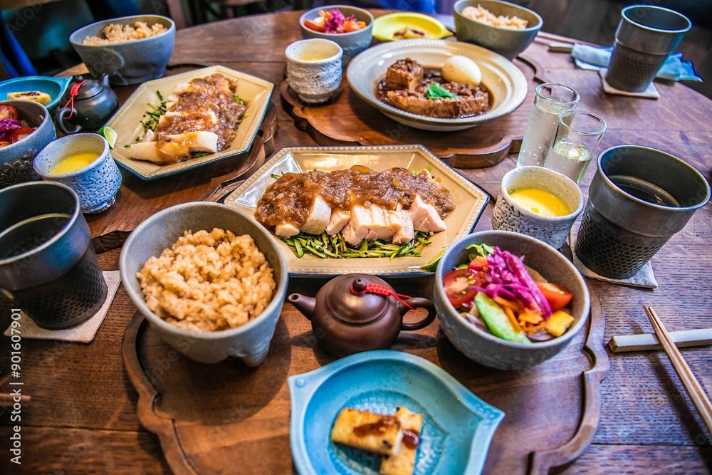 Fototapeta premium 台湾の食事