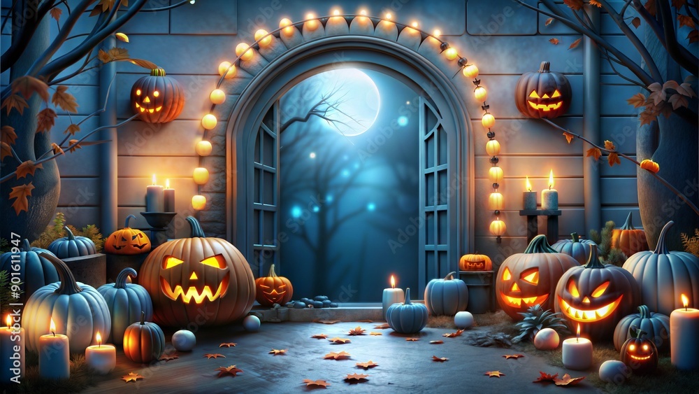 Obraz premium Halloween background