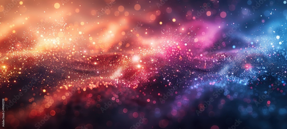 Naklejka premium Abstract background with scattered dots in random pattern.