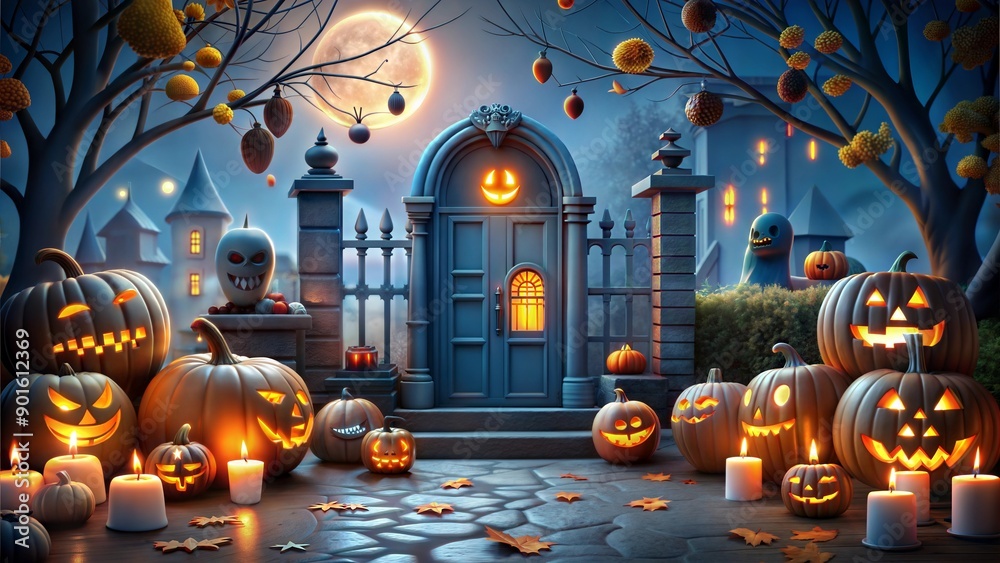 Obraz premium Halloween background