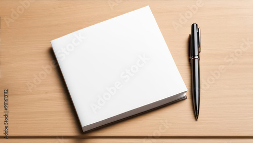 Wallpaper Mural office desk mockup, top view Torontodigital.ca