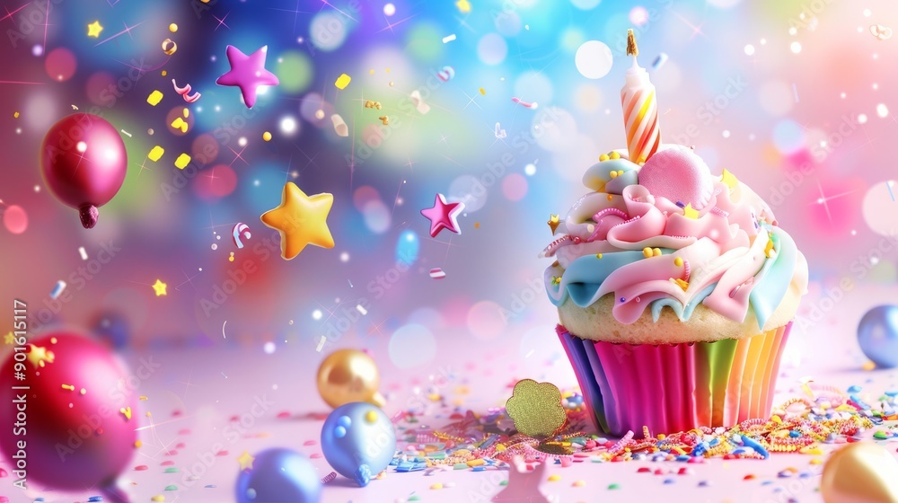 sweet festive background with a large wide empty space for birthday greetings sweet festive background with a large wide empty space for birthday greetings