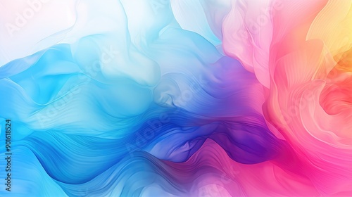 Bright gradient with liquid-like texture