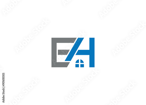 EH letter Logo Design with Creative Modern vector icon template Free Download EH letter Logo Design with Creative Modern vector icon template - GFXLoad