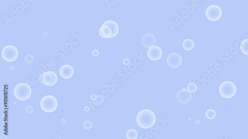 Wallpaper Mural Cute Blue Bubble Motion Background Torontodigital.ca