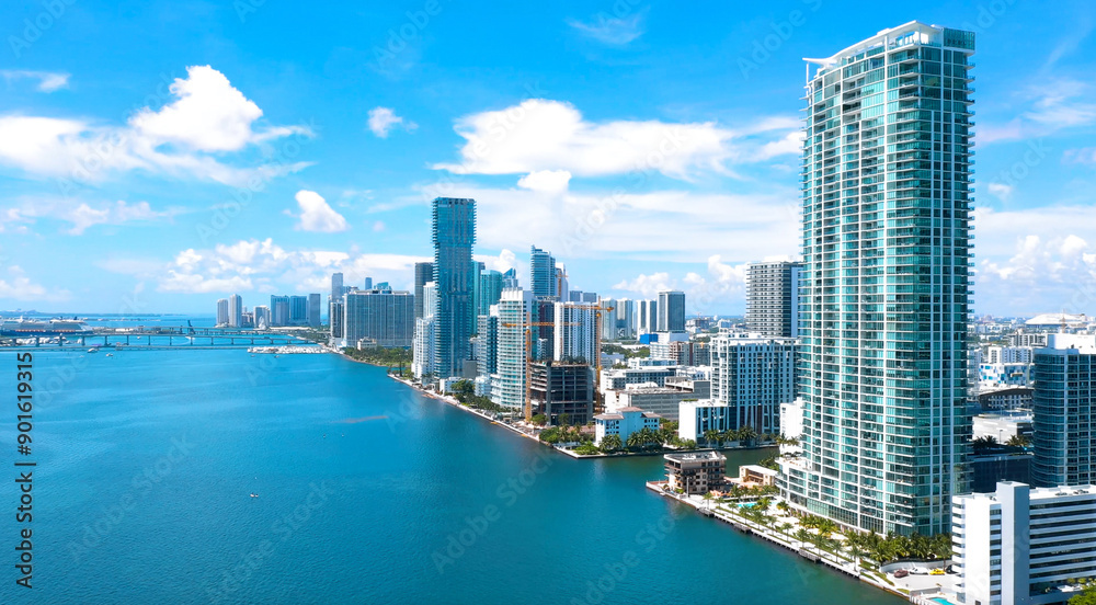 Naklejka premium Miami