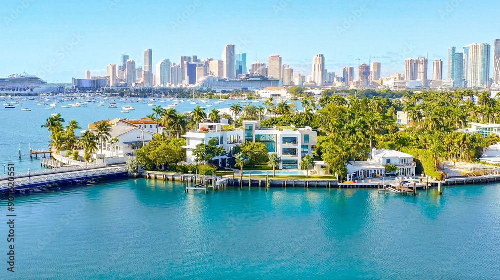 Naklejka premium Miami