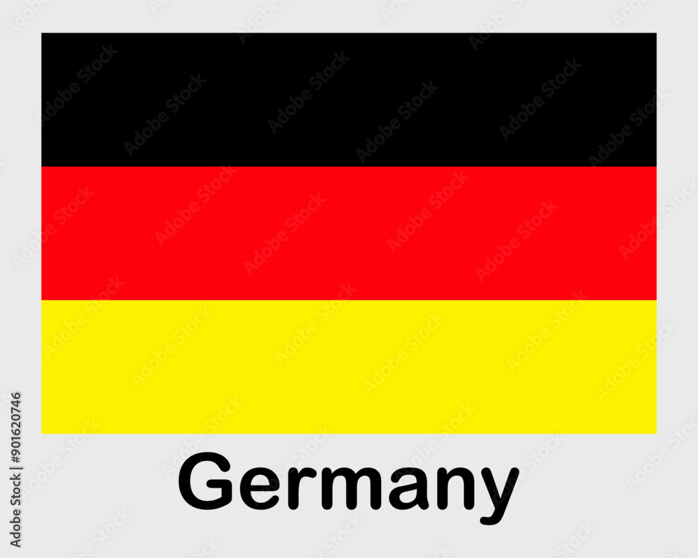 Germany national flag. Banner, state symbol, flagpole. Germany national flag. Banner, state symbol, flagpole.