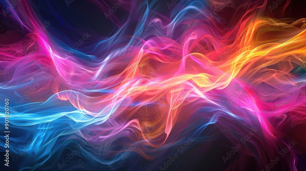 Bright, radiant lines forming abstract patterns Bright, radiant lines forming abstract patterns