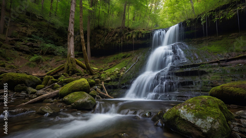 waterfall in the forest