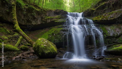 waterfall in the forest