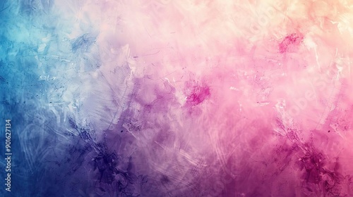 Dreamy Watercolor Background: Pink, Purple, Blue Texture