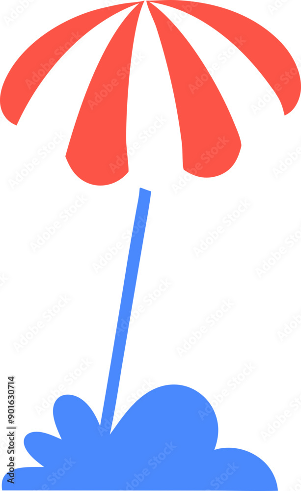 island vacation illustration 