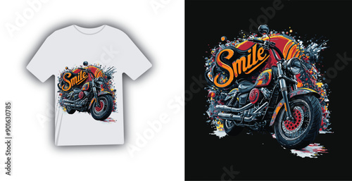 No fear slogan text, with Japanese dragon illustration. Vector graphics for t-shirt prints and other uses