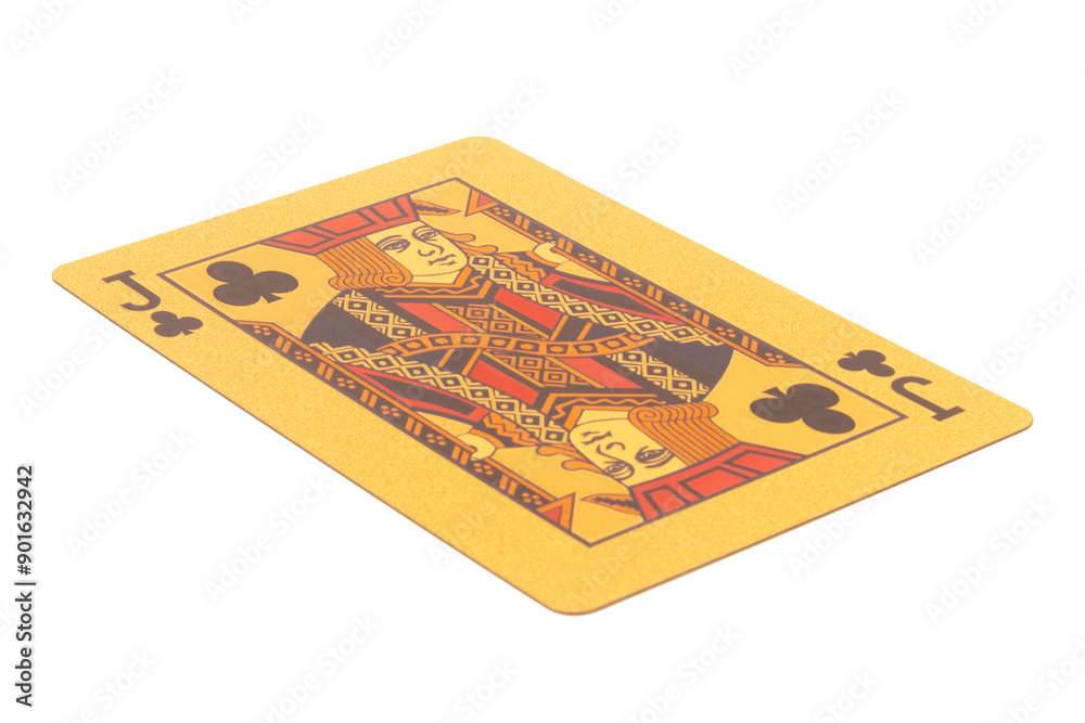 Gambling Card jack isolated on white background Gambling Card jack isolated on white background