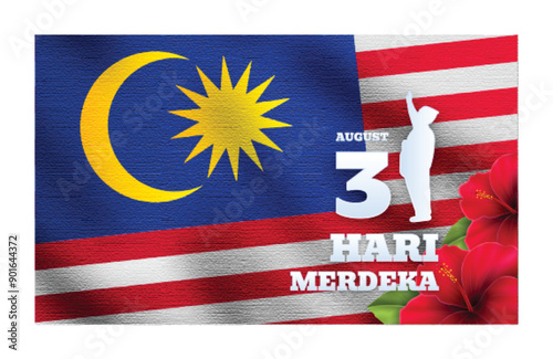 Malaysia Hari Merdeka Background Design