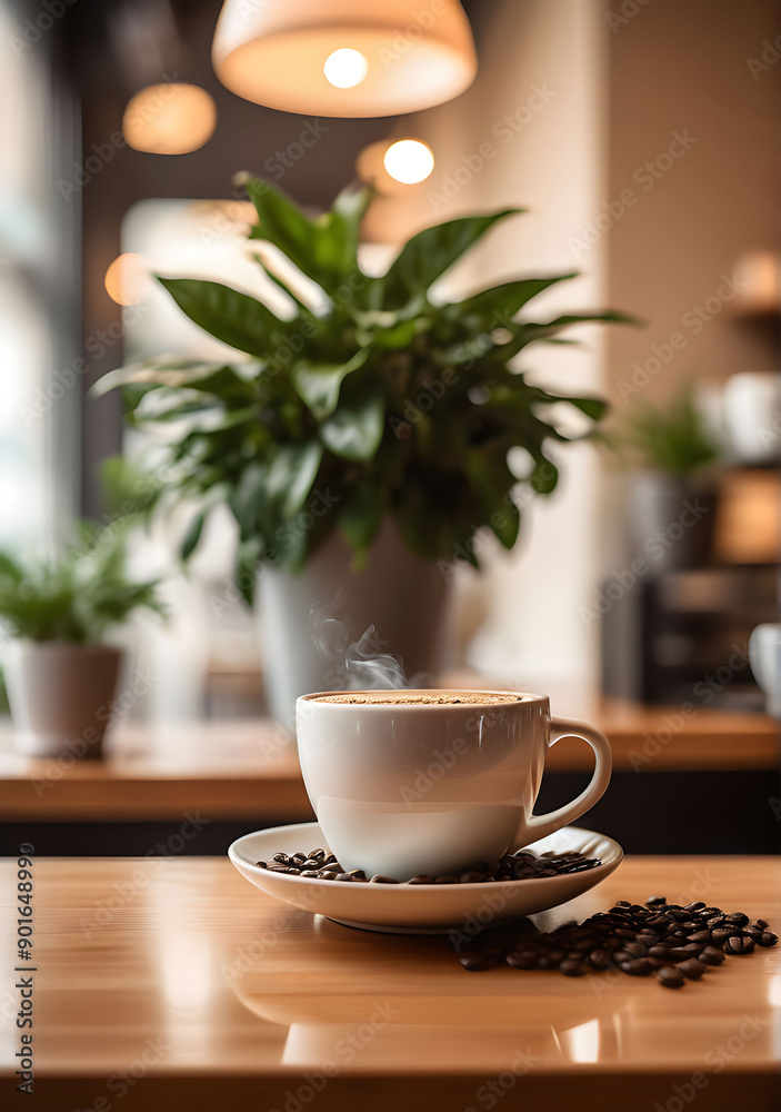 Obraz premium Generative AI. coffee. cafe