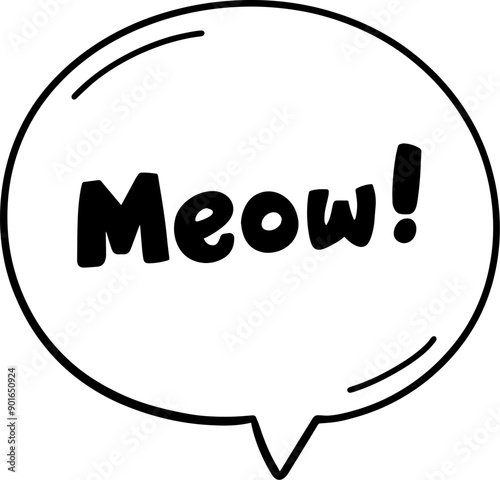 Meow pet dialogue voice icon