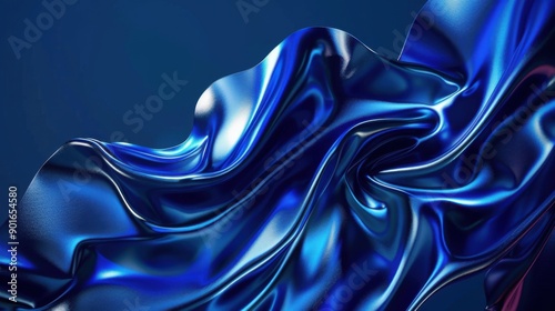 Blue Rhythmic Flow photo