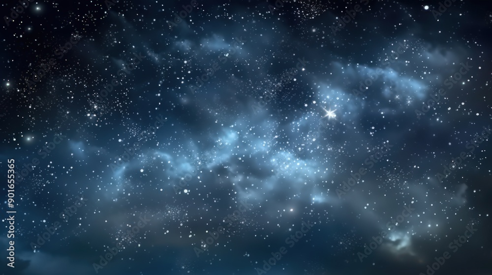 Obraz premium Celestial Night Sky