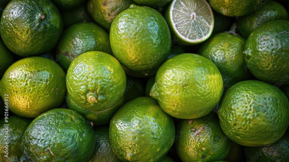 Limes available at the market Limes available at the market