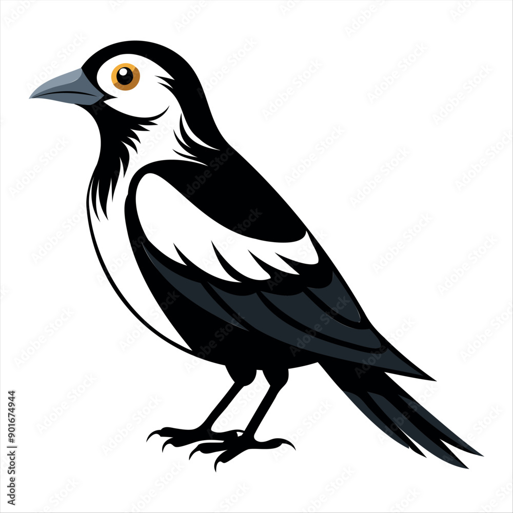 Vector Illustration Silhouette Beautiful Birds collection isolated on a white background