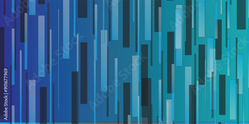 Light BLUE vector pattern with narrow lines. Decorative shining illustration with lines on abstract template. The pattern can be used for busines ad, booklets, leaflets