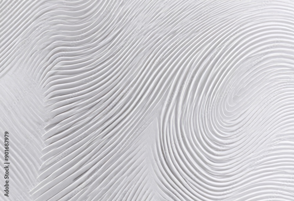 White background with embossed pattern. Texture of white paper.