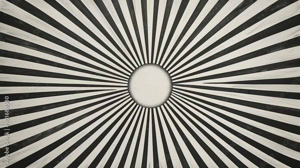 Black and White Stripes Sunburst Background Black and White Stripes Sunburst Background