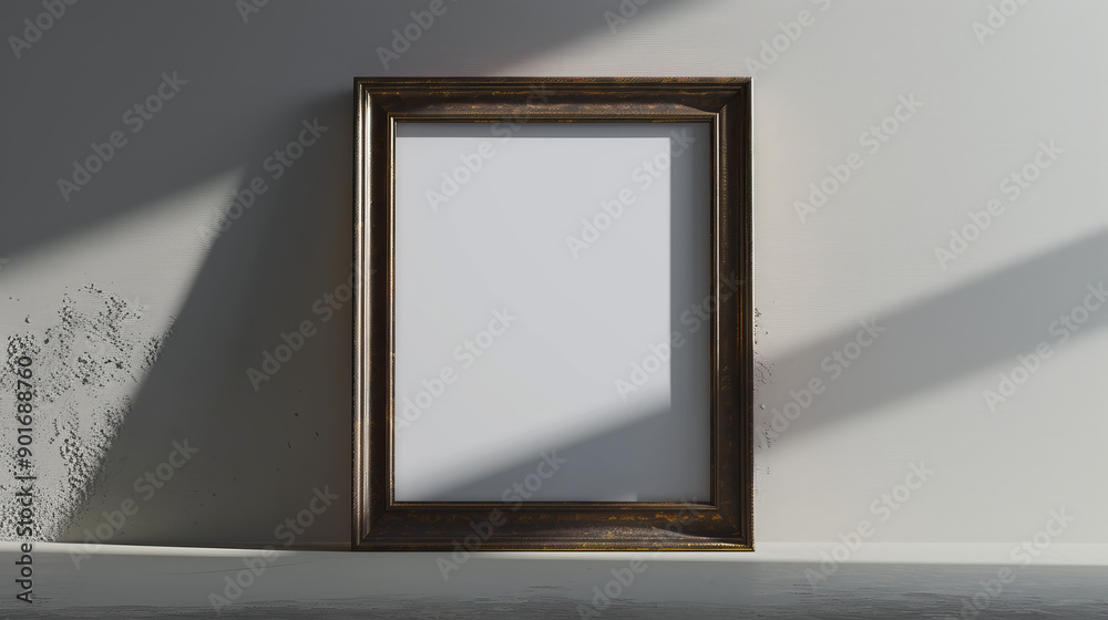 Use this empty picture frame with a simple design to show off your artwork, ads, or portfolios. The soft shadows and light effects make it look realistic. Use this empty picture frame with a simple design to show off your artwork, ads, or portfolios. The soft shadows and light effects make it look realistic.