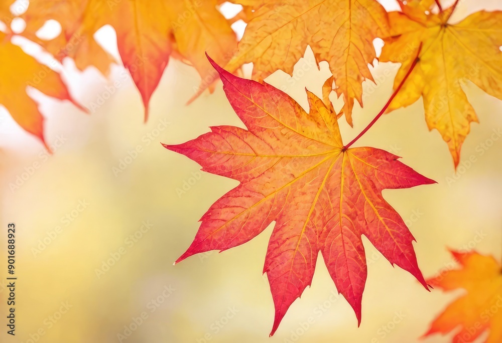Autumn maple leaves on a blurred background. Shallow depth of field.
Autumn maple leaves on a blurred background. Shallow depth of field.