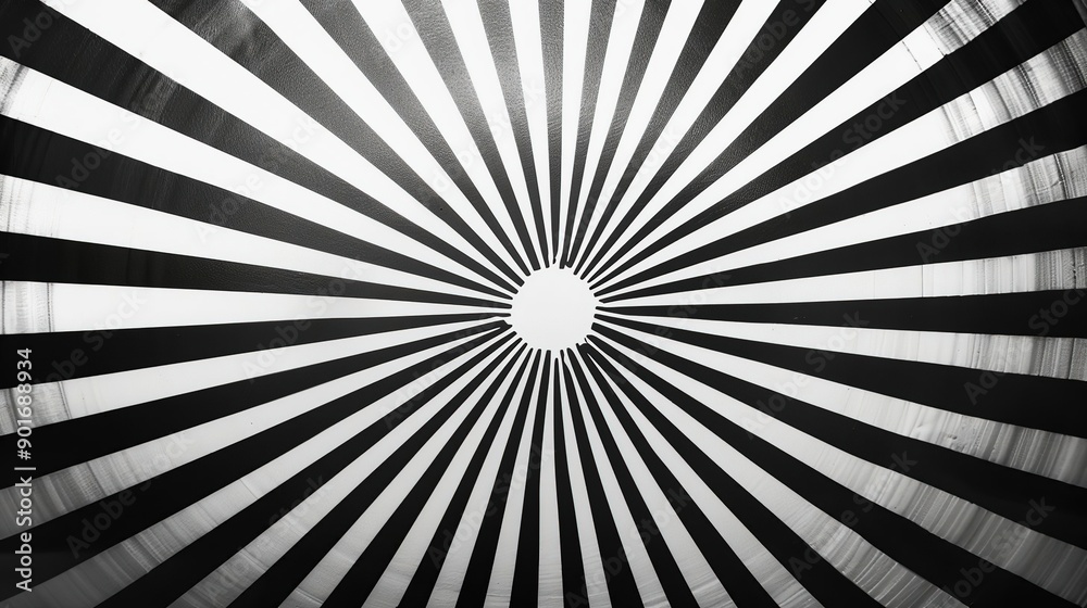 Black and White Sunburst Pattern: A Graphic Design Element Black and White Sunburst Pattern: A Graphic Design Element