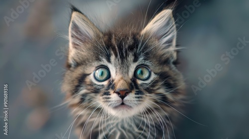 The adorable kitten face