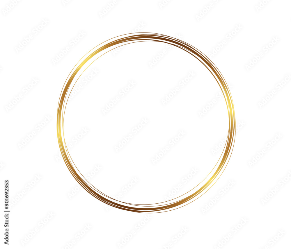 Realistic golden frame Realistic golden frame
