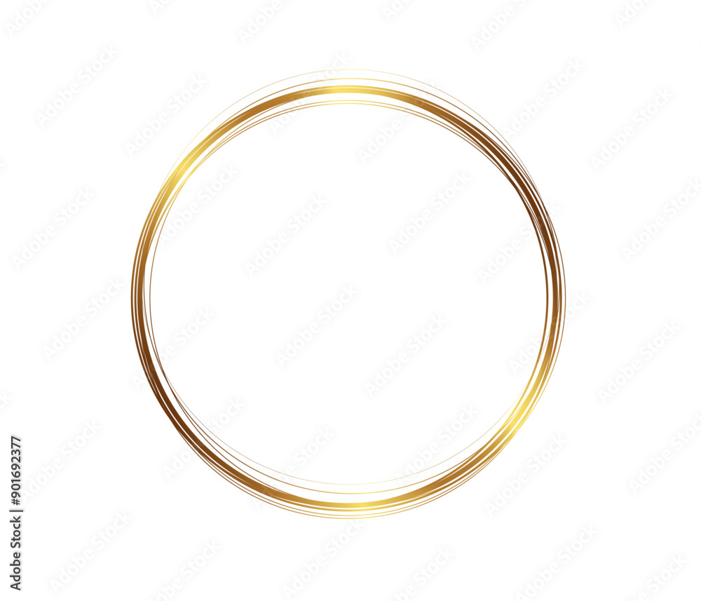Realistic golden frame , frame isolated on white Realistic golden frame , frame isolated on white